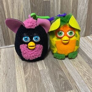 Furby plush keychains Furby Y2K vintage plush toys